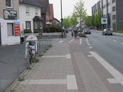 Bild 2: Neuenkirchener Straße, Fahrtrichtung stadteinwärts.