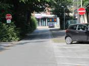 Bild 5: Im August 2013 wurde die Fahrbahn für den Radverkehr in Gegenrichtung freigegeben.