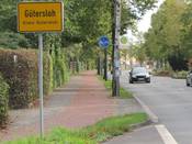 Bild 2: Stadteinwärts in Höhe des Ortseingangs. Bild 2: Stadteinwärts in Höhe des Ortseingangs.