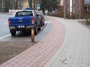 Bild 3: Die Geh- und Radwege erreichen nicht die erforderlichen Mindestmaße. Bild 3: Die Geh- und Radwege erreichen nicht die erforderlichen Mindestmaße.