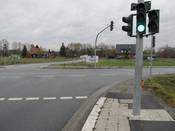 Bild 5: Geradeaus fahren ist nicht möglich. Bild 5: Geradeaus fahren ist nicht möglich.