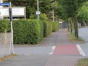 Bild 5: Zur linksseitigen Freigabe wurden Zeichen 1022-10 angeordnet.