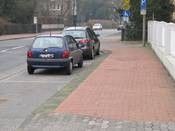 Bild 8: Das Radwegende entspricht nicht den Richtlinien (ERA) Bild 8: Das Radwegende entspricht nicht den Richtlinien (ERA)