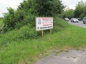 Bild 3: Ein Plakat geht...