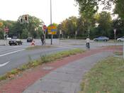 Bild 9: Geradeausfahrende müssen mehrere z. T. starke Schlenker fahren.