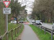 Bild 8: Im April 2016 wurde die Verkehrsregelung geändert. Bild 8: Im April 2016 wurde die Verkehrsregelung geändert.