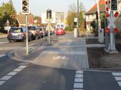 Bild 10: ... und mittels einem Piktogramm "Radfahrer" für den Radverkehr freigegeben.