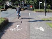 Bild 8: Die Piktogramme wurden durch Pfeile in Fahrtrichtung Zum Meierhof ergänzt.