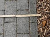 Bild 4: Der Weg ist nur 1,80 m breit. Laut VwV-StVO beträgt die Mindestbreite 2,50 m.