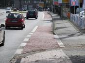 Bild 4: Hier endet der Geh-/ Radweg. Bild 4: Hier endet der Geh-/ Radweg.