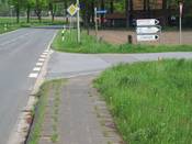 Bild 4: ... und endet an der Einmündung Dietrichstraße Bild 4: ... und endet an der Einmündung Dietrichstraße