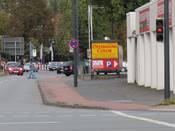 Bild 1: Stadtauswärts in Höhe des Nordrings. Bild 1: Stadtauswärts in Höhe des Nordrings.