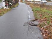 Bild 4: ... ist in diesem Abschnitt im Randbereich sehr schlecht ...