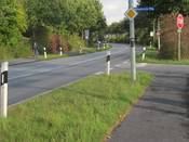 Bild 6: ... und endet nach 100 m. Bild 6: ... und endet nach 100 m.