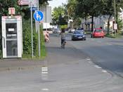 Bild 7 vom 14.08.2016: An der Einmündung Am Werl wurde die linke Freigabe aufgehoben. Bild 7 vom 14.08.2016: An der Einmündung Am Werl wurde die linke Freigabe aufgehoben.